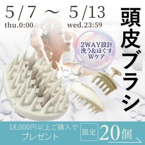 頭皮ブラシ