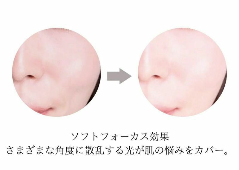 クイーンズデイの生ファンデーションのライトオークルは、ソフトフォーカス効果があります。